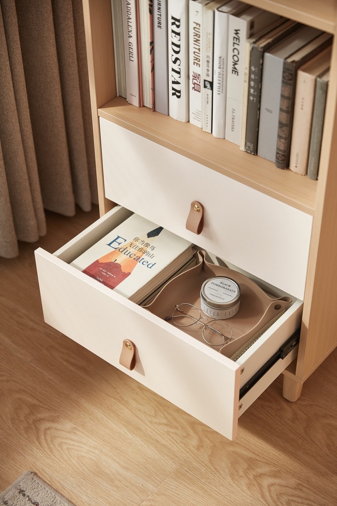Estante 2 cajones Mila 119cm