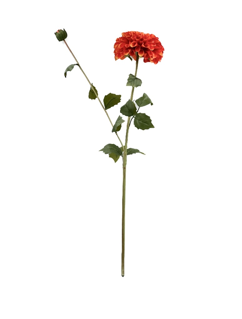 Dalia artificial naranja