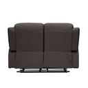 Sofá reclinable 2 cuerpos Boston café 