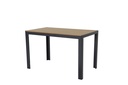 Juego comedor terraza 2 bancos Elko gris oscuro