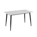 Juego comedor Khissa B  4 sillas Aziza gris claro