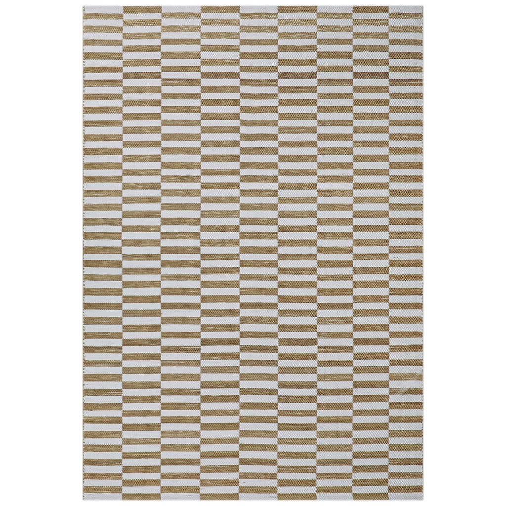 Alfombra 180x270cm Rila blanco/beige